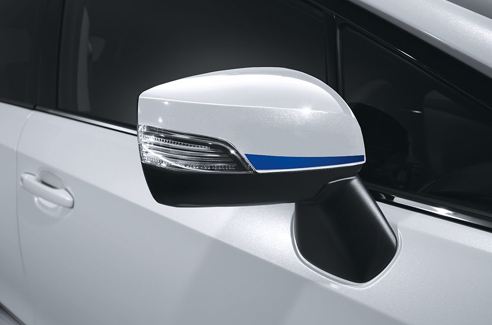 Door Mirror Stripe (blue)