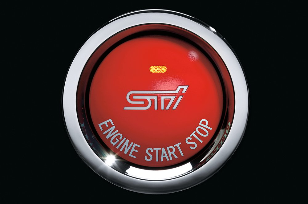Push Start Engine Switch (Red)
