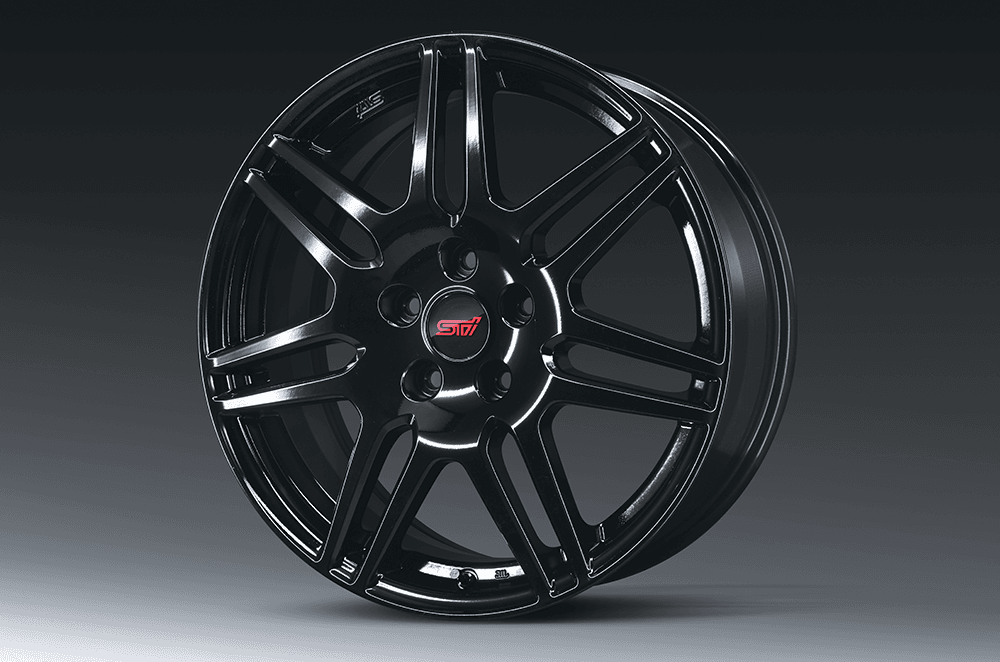 STI Alloy Wheel Set (4) - 17in (Black)