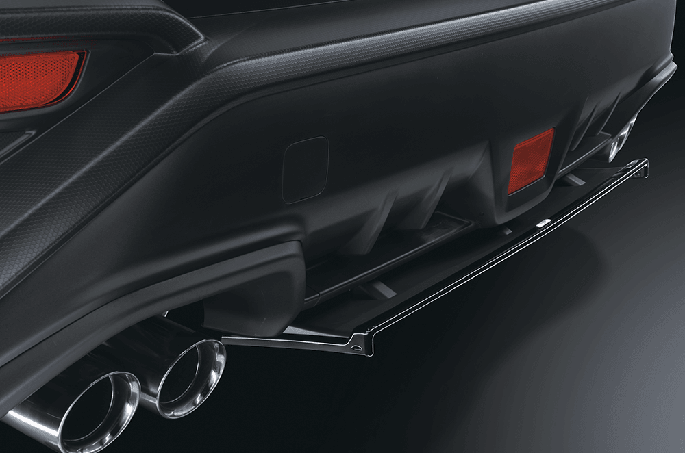 STI Rear Under Spoiler (Black)