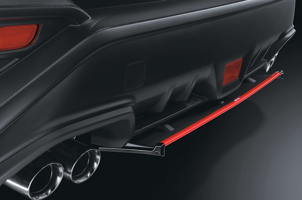 STI Rear Under Spoiler (Red)