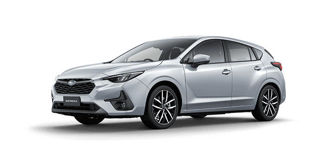 Crystal White Pearl Subaru Impreza