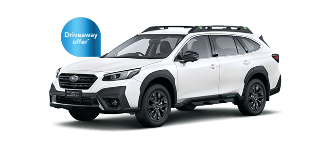 Crystal White Pearl Subaru Outback