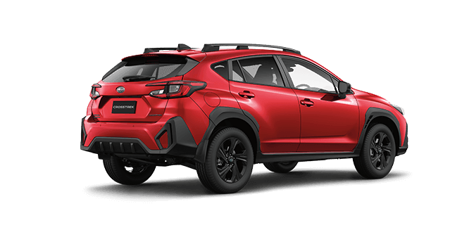 Rear view of Sun Blaze Pearl Subaru Crosstrek