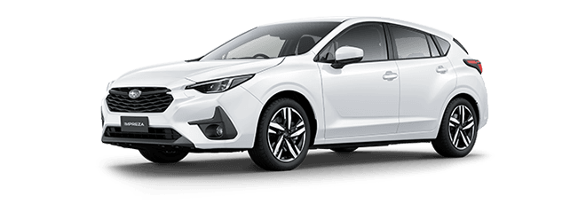 Crystal White Pearl Subaru Impreza